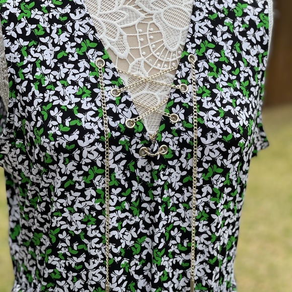 Michael Kors Black Clover XXL Dress NWT - Picture 3 of 6